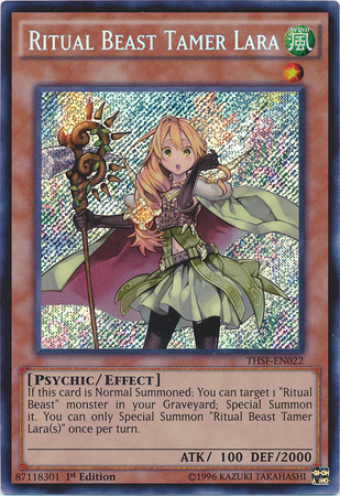 Ritual Beast Tamer Lara [THSF-EN022] Secret Rare | Odin's Place