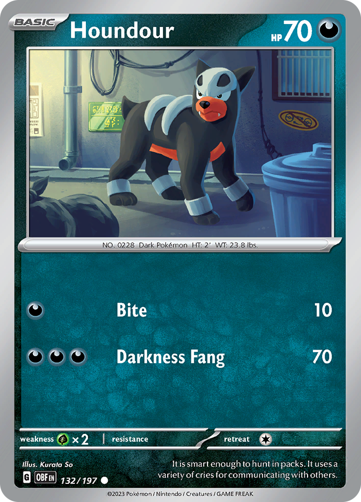 Houndour (132/197) [Scarlet & Violet: Obsidian Flames] | Odin's Place