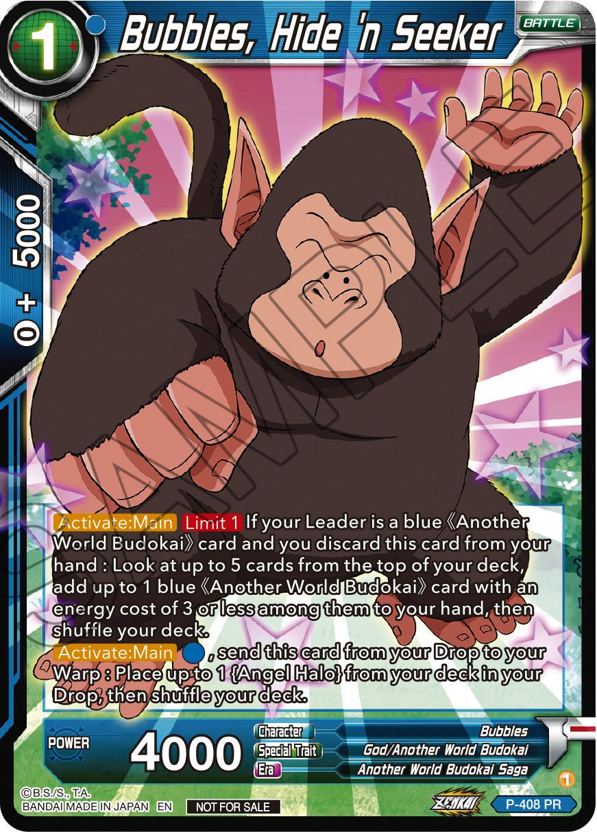 Bubbles, Hide 'n Seeker (Zenkai Series Tournament Pack Vol.1) (P-408) [Tournament Promotion Cards] | Odin's Place