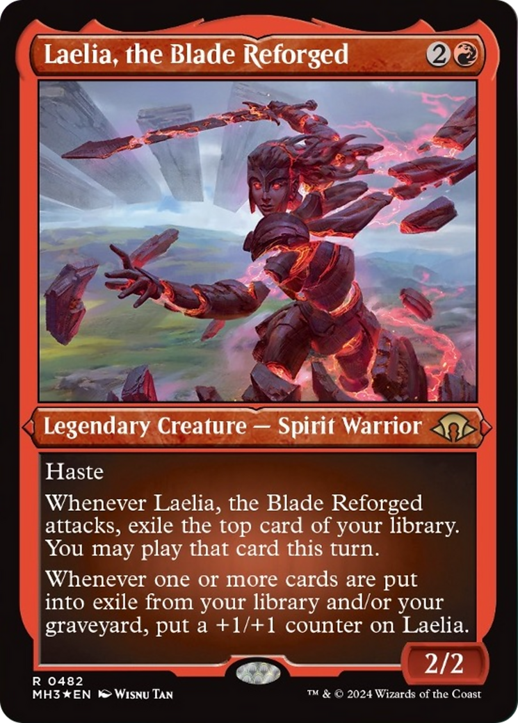 Laelia, the Blade Reforged (Foil Etched) [Modern Horizons 3] | Odin's Place
