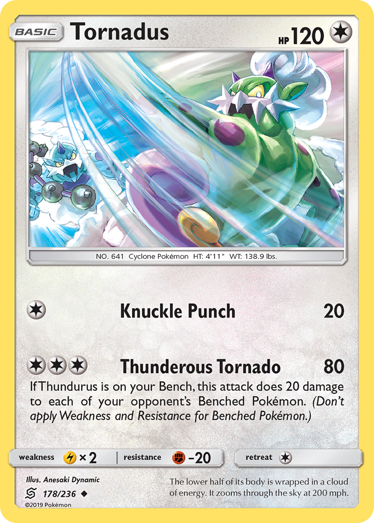 Tornadus (178/236) [Sun & Moon: Unified Minds] | Odin's Place