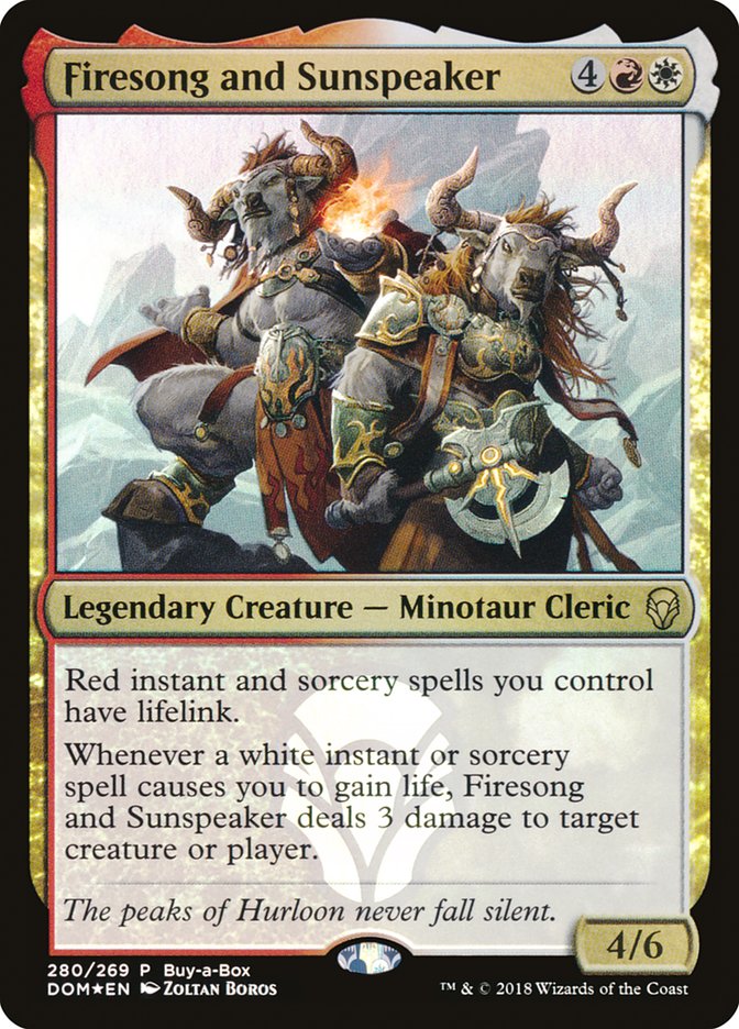Firesong and Sunspeaker (280) (Buy-A-Box) [Dominaria] | Odin's Place