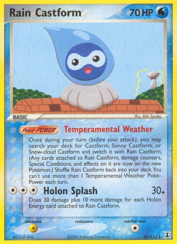 Rain Castform (26/113) [EX: Delta Species] | Odin's Place