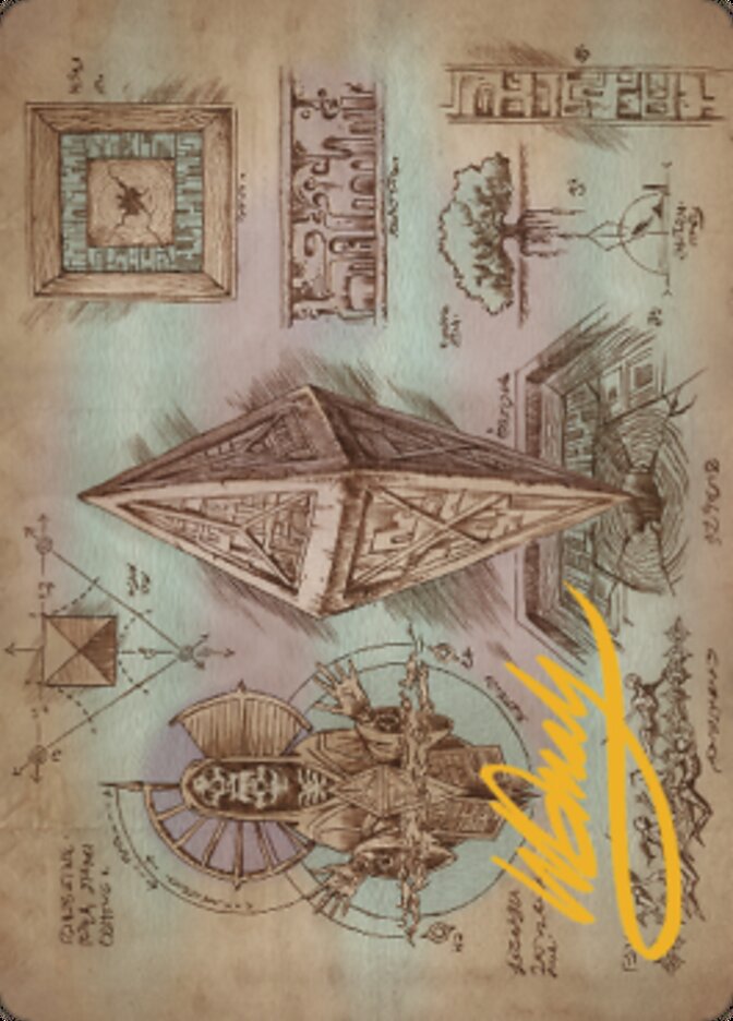 Keening Stone Art Card (Gold-Stamped Signature) [The Brothers' War Art Series] | Odin's Place