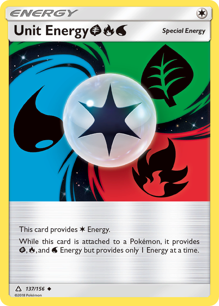 Unit Energy (137/156) (Grass, Fire, Water) [Sun & Moon: Ultra Prism] | Odin's Place