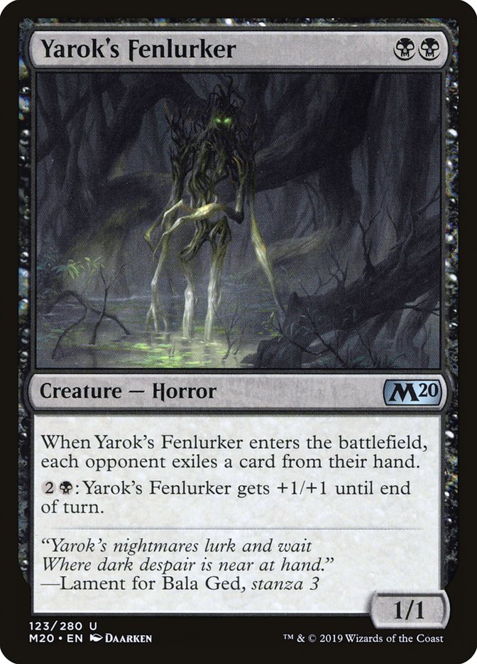 Yarok's Fenlurker (123) [Core Set 2020] | Odin's Place
