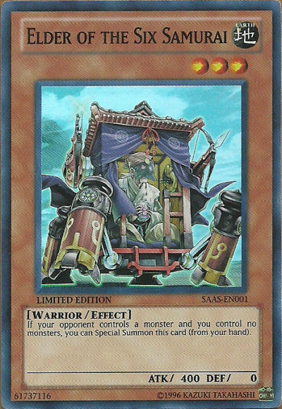 Elder of the Six Samurai [SAAS-EN001] Super Rare | Odin's Place
