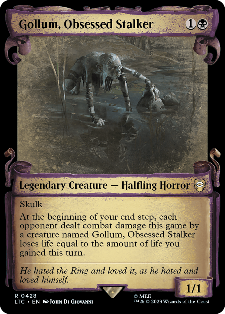 Gollum, Obsessed Stalker [The Lord of the Rings: Tales of Middle-Earth Commander Showcase Scrolls] | Odin's Place