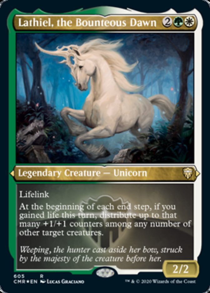 Lathiel, the Bounteous Dawn (Etched) [Commander Legends] | Odin's Place