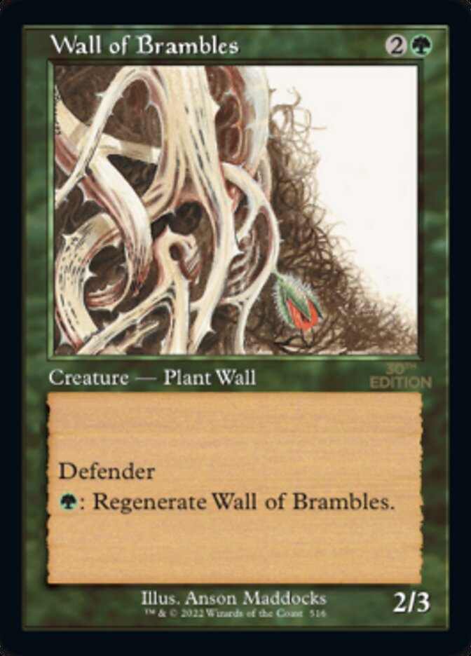 Wall of Brambles (Retro) [30th Anniversary Edition] | Odin's Place