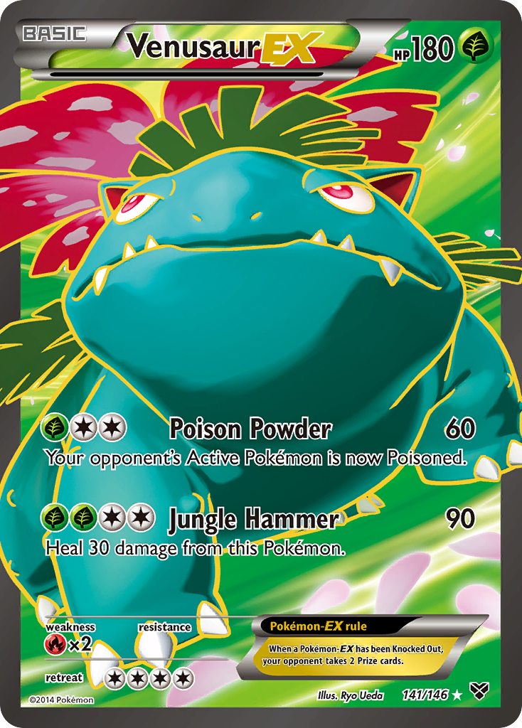 Venusaur EX (141/146) [XY: Base Set] | Odin's Place