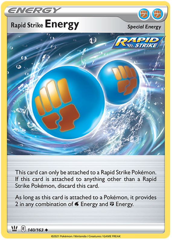 Rapid Strike Energy (140/163) [Sword & Shield: Battle Styles] | Odin's Place