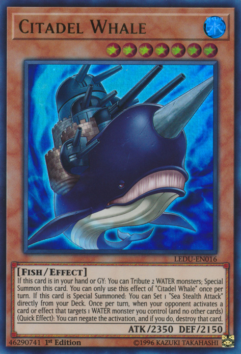 Citadel Whale [LEDU-EN016] Ultra Rare | Odin's Place
