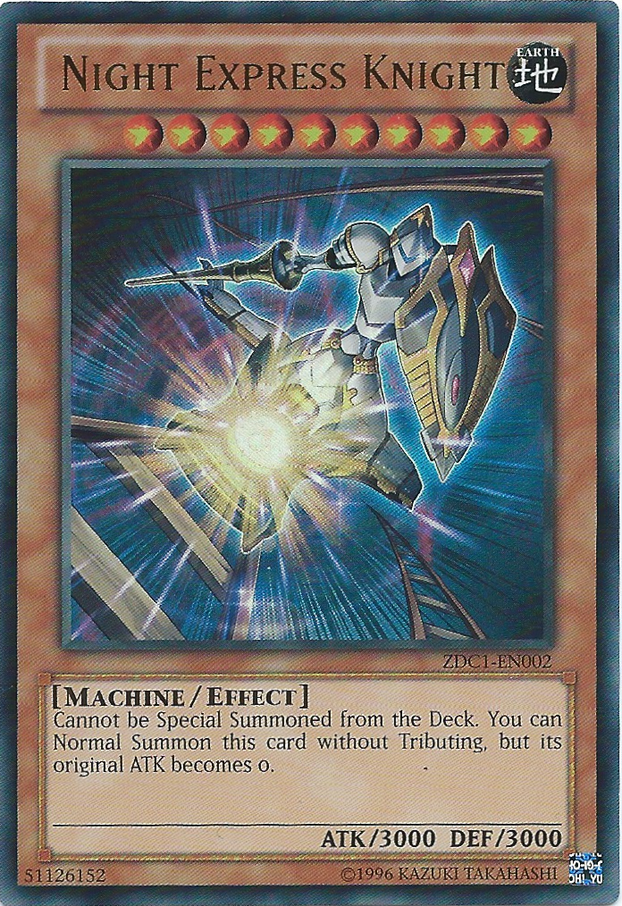 Night Express Knight [ZDC1-EN002] Ultra Rare | Odin's Place