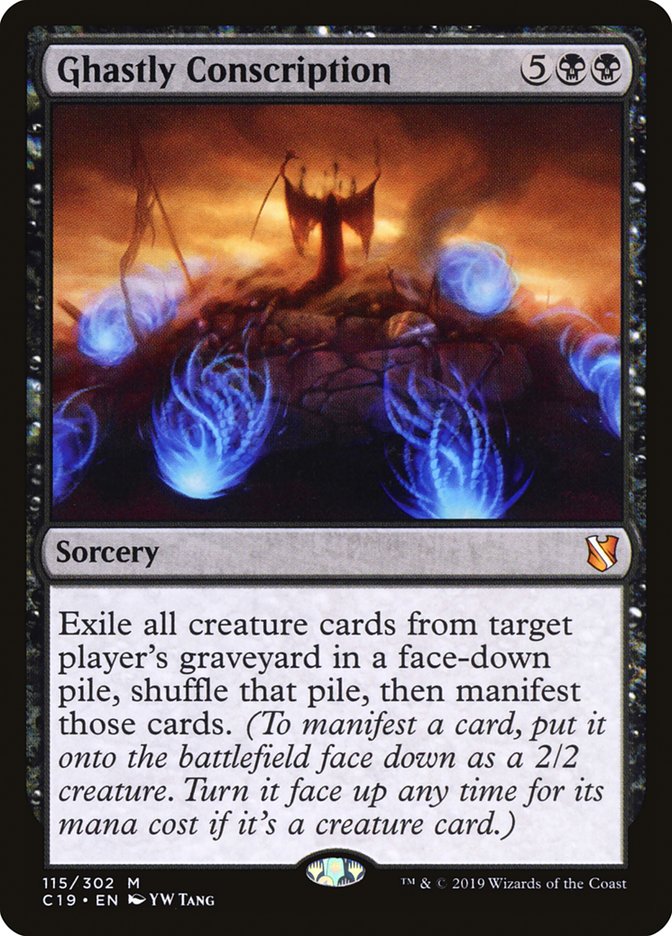 Ghastly Conscription [Commander 2019] | Odin's Place
