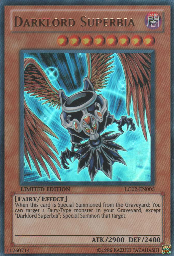 Darklord Superbia [LC02-EN005] Ultra Rare | Odin's Place