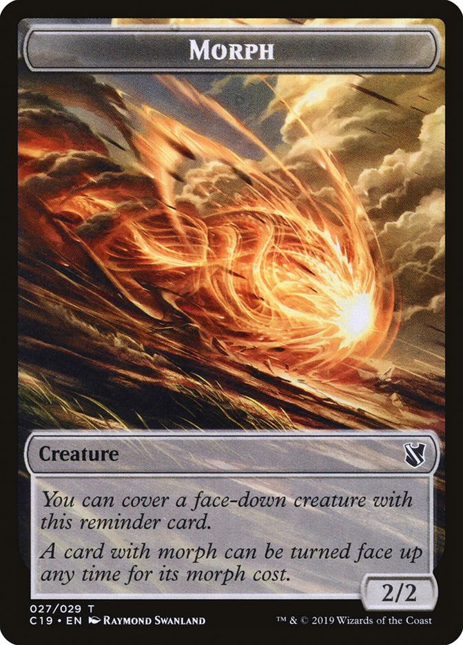 Plant // Morph Double-Sided Token [Commander 2019 Tokens] | Odin's Place