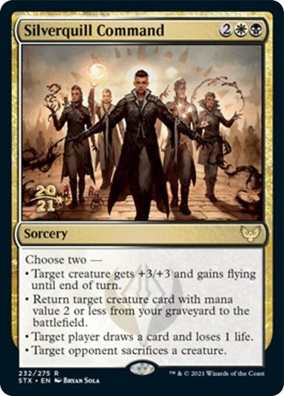 Silverquill Command [Strixhaven: School of Mages Prerelease Promos] | Odin's Place