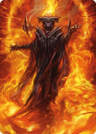Sauron, the Dark Lord Art Card [The Lord of the Rings: Tales of Middle-earth Art Series] | Odin's Place