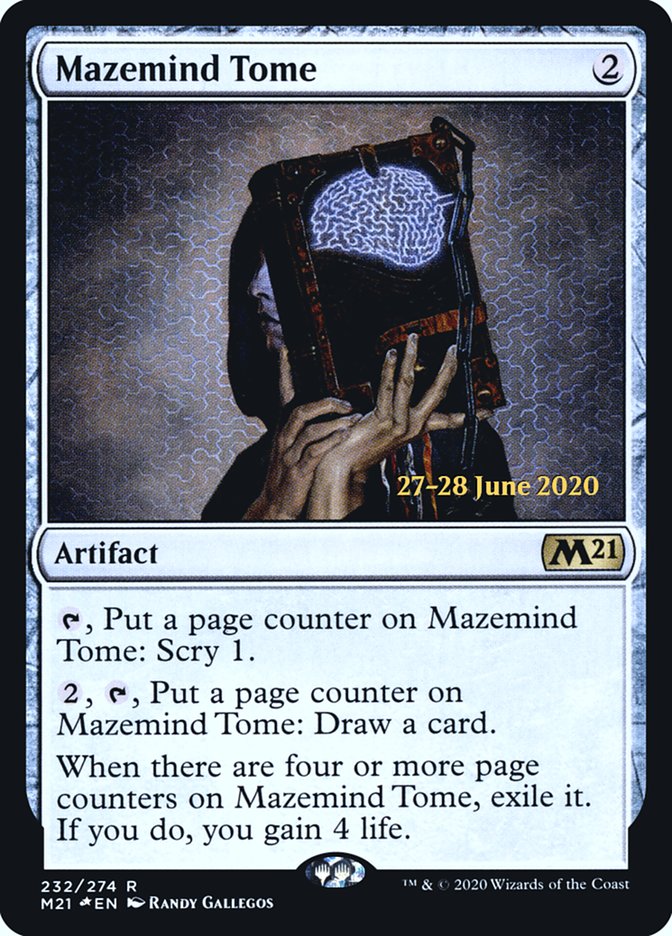 Mazemind Tome [Core Set 2021 Prerelease Promos] | Odin's Place