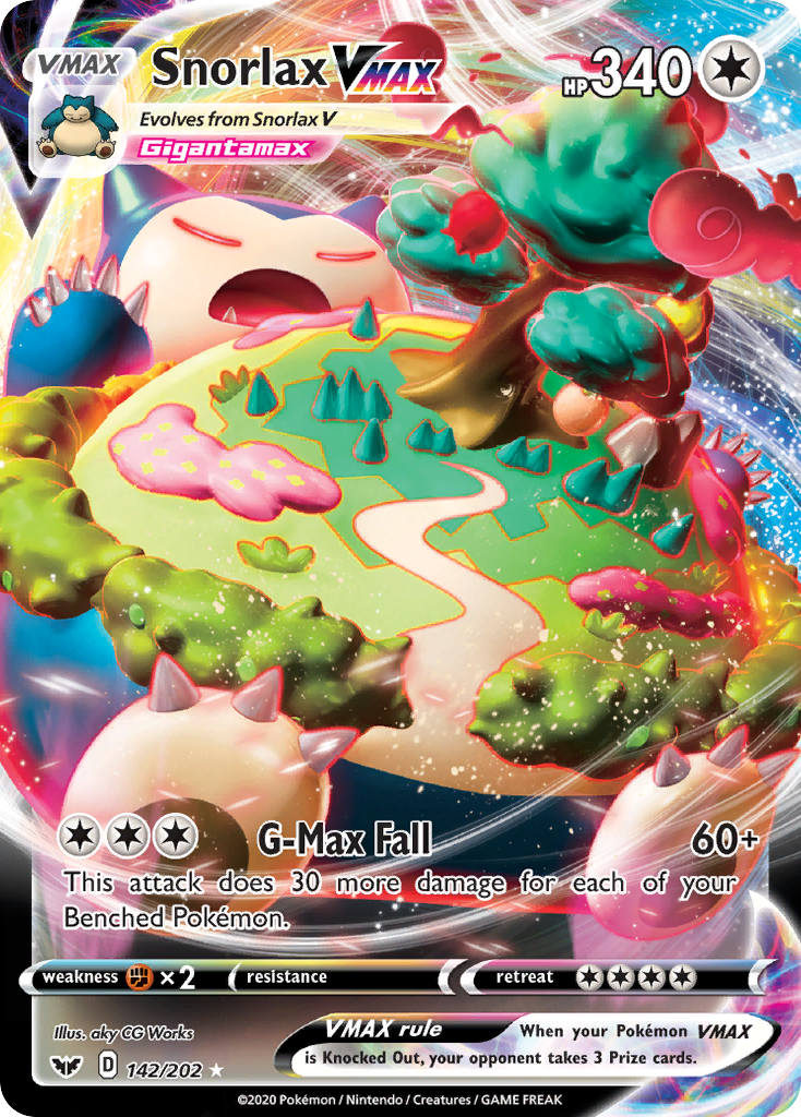 Snorlax VMAX (142/202) [Sword & Shield: Base Set] | Odin's Place