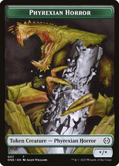 Phyrexian Goblin // Phyrexian Horror Double-Sided Token [Phyrexia: All Will Be One Tokens] | Odin's Place