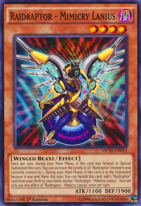 Raidraptor - Mimicry Lanius [MP16-EN015] Common | Odin's Place