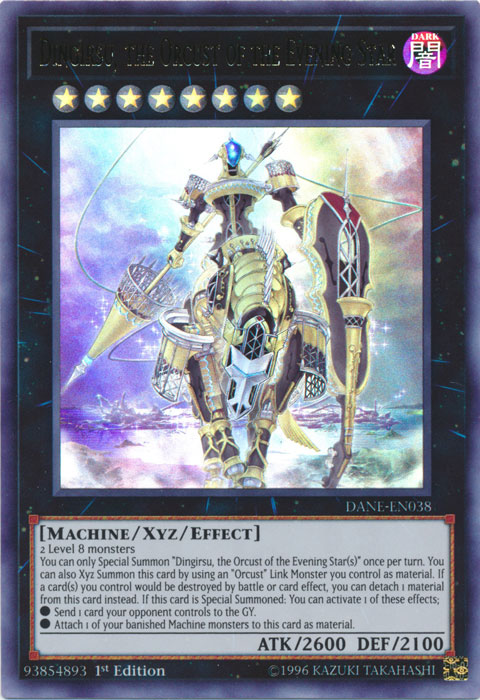 Dingirsu, the Orcust of the Evening Star [DANE-EN038] Ultra Rare | Odin's Place