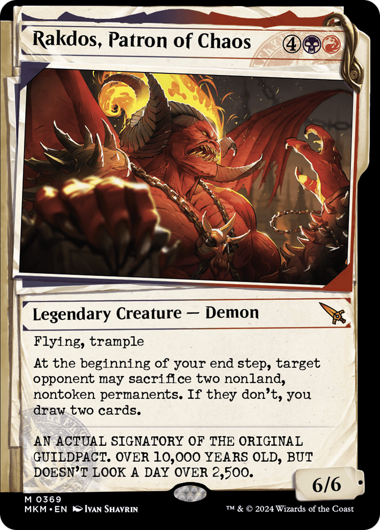 Rakdos, Patron of Chaos (Showcase) (0369) [Murders at Karlov Manor] | Odin's Place