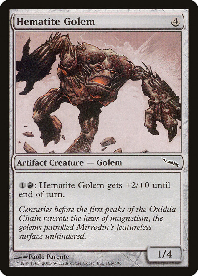 Hematite Golem (185) [Mirrodin] | Odin's Place