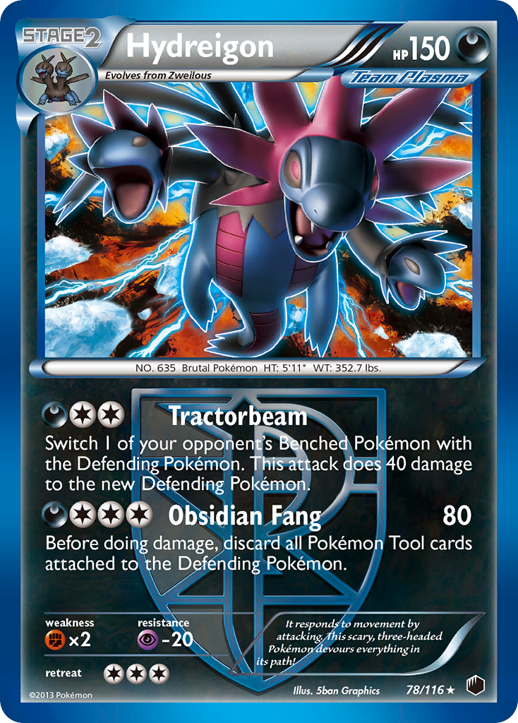 Hydreigon (78/116) [Black & White: Plasma Freeze] | Odin's Place