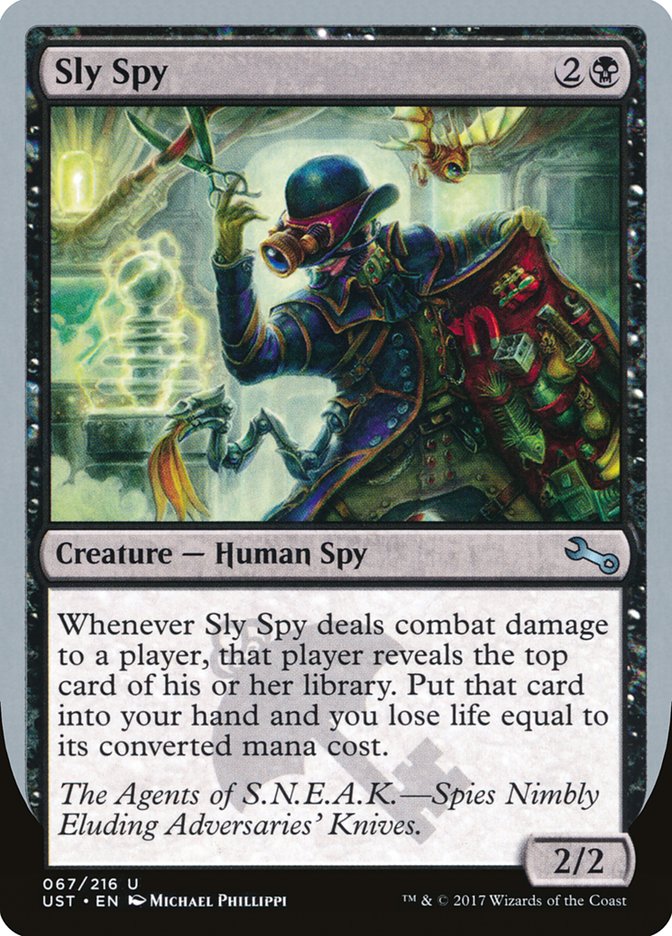 Sly Spy (67) ("Spies Nimbly Eluding Adversaries' Knives") [Unstable] | Odin's Place