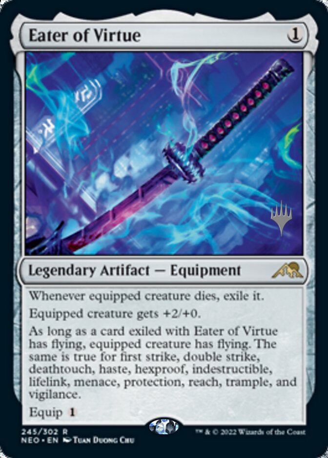 Eater of Virtue (Promo Pack) [Kamigawa: Neon Dynasty Promos] | Odin's Place