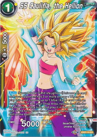 SS Caulifla, the Hellion (EX07-10) [Magnificent Collection Fusion Hero] | Odin's Place