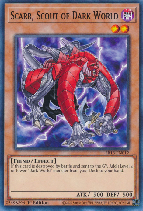 Scarr, Scout of Dark World [SR13-EN012] Common | Odin's Place