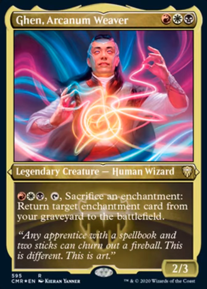 Ghen, Arcanum Weaver (Etched) [Commander Legends] | Odin's Place
