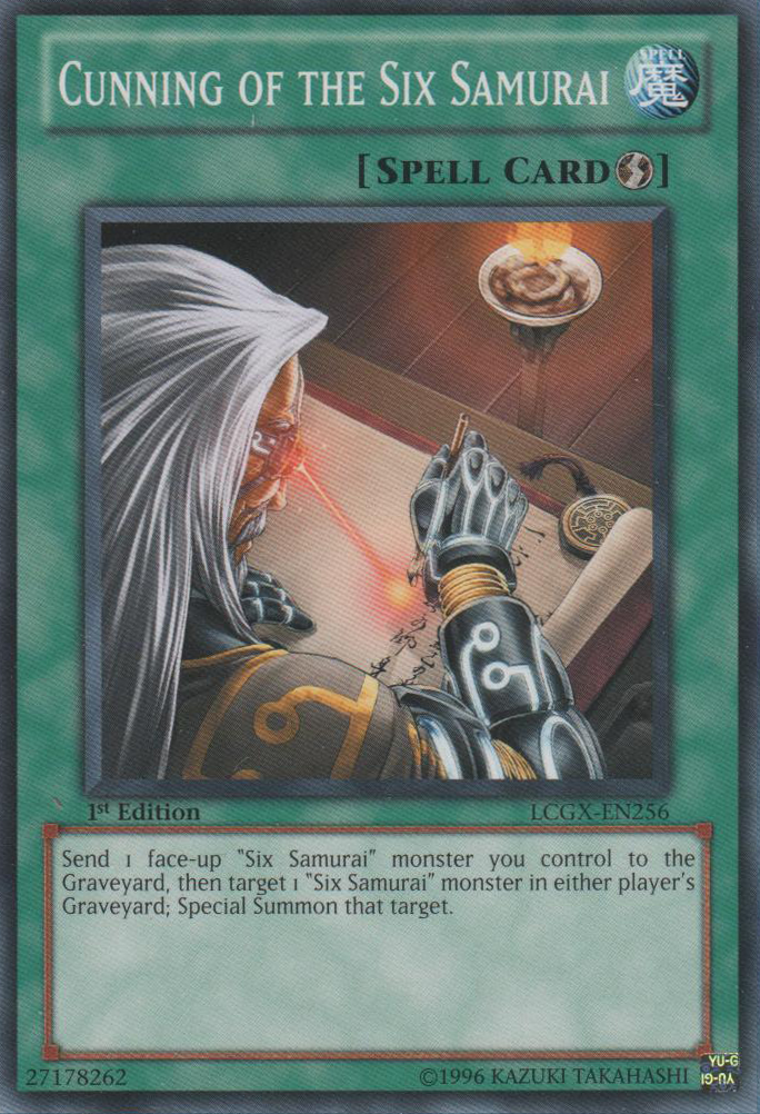 Cunning of the Six Samurai [LCGX-EN256] Common | Odin's Place