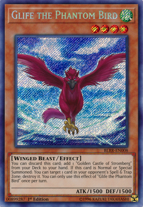 Glife the Phantom Bird [BLRR-EN008] Secret Rare | Odin's Place
