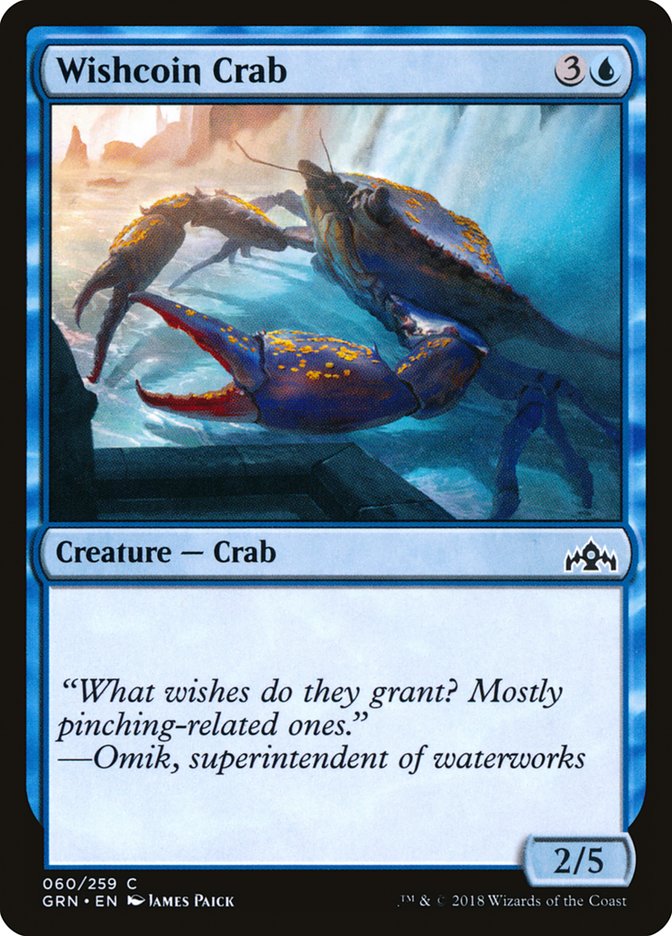 Wishcoin Crab (60) [Guilds of Ravnica] | Odin's Place