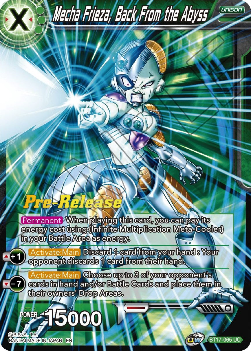 Mecha Frieza, Back From the Abyss (BT17-065) [Ultimate Squad Prerelease Promos] | Odin's Place