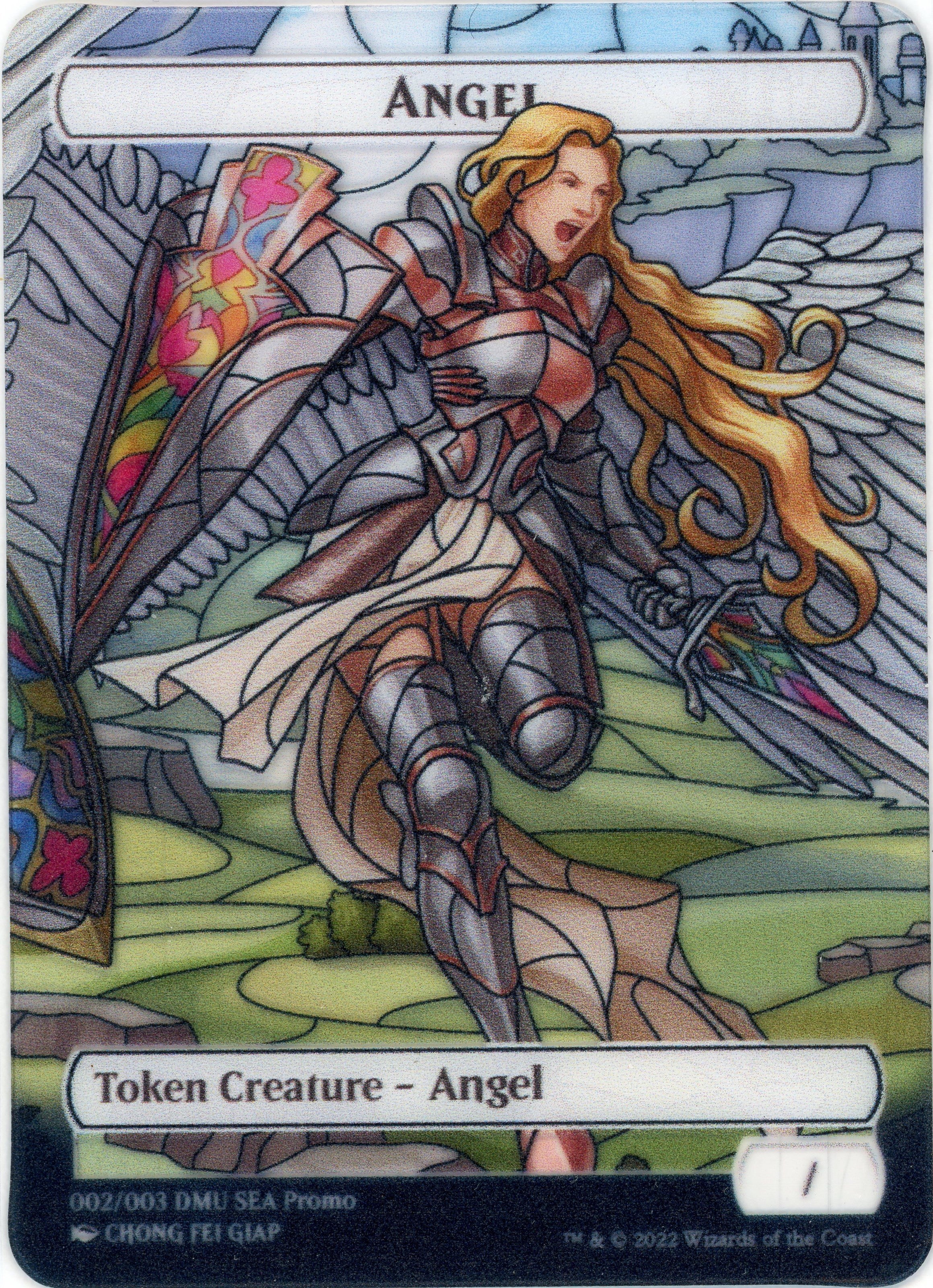 Angel Token (SEA Exclusive) [Dominaria United Tokens] | Odin's Place