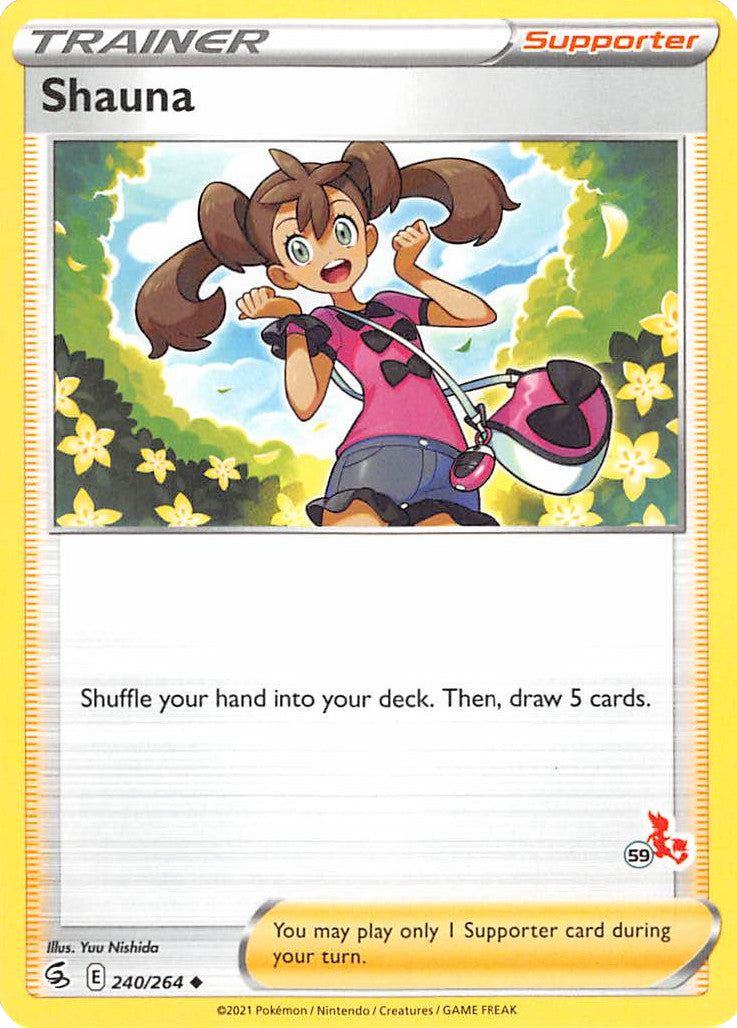 Shauna (240/264) (Cinderace Stamp #59) [Battle Academy 2022] | Odin's Place