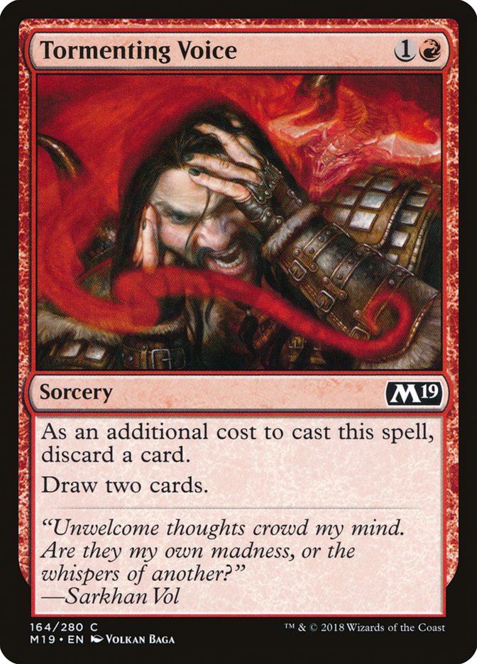 Tormenting Voice (164) [Core Set 2019] | Odin's Place