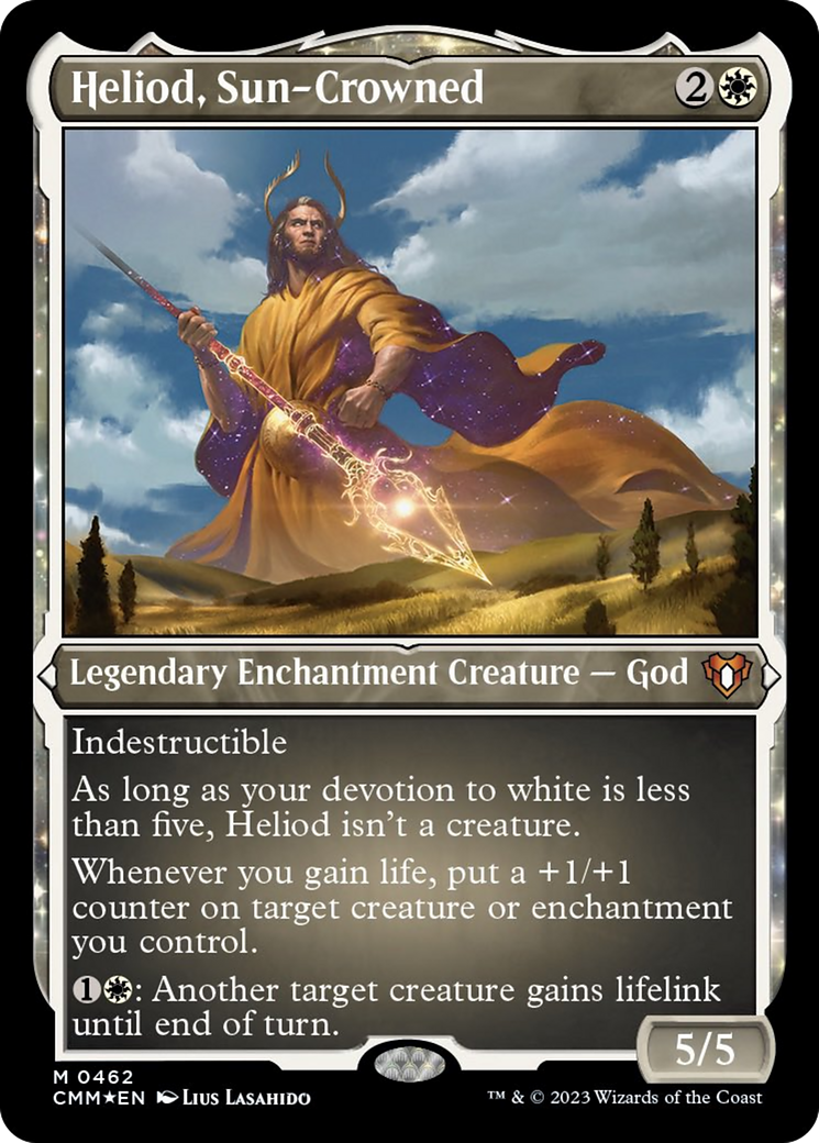 Heliod, Sun-Crowned (Foil Etched) [Commander Masters] | Odin's Place