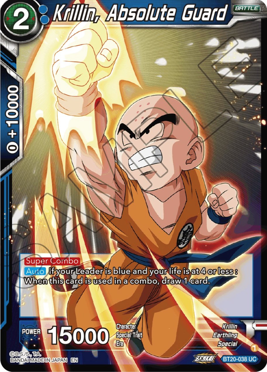 Krillin, Absolute Guard (BT20-038) [Power Absorbed] | Odin's Place