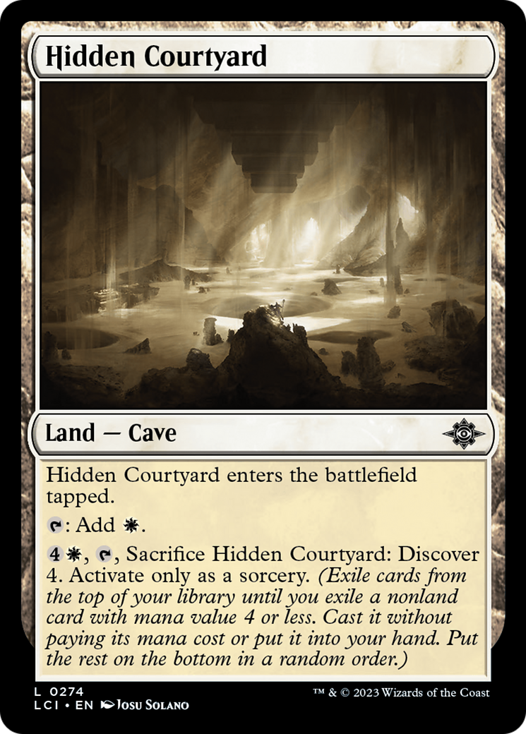 Hidden Courtyard [The Lost Caverns of Ixalan] | Odin's Place