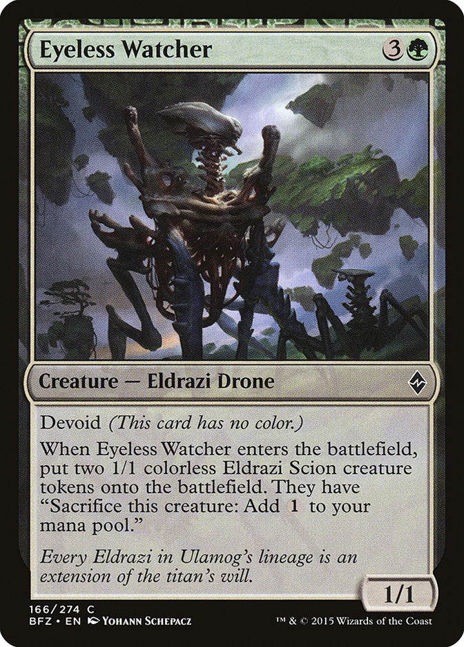 Eyeless Watcher (166) [Battle for Zendikar] | Odin's Place