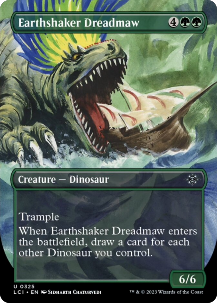 Earthshaker Dreadmaw (Borderless) [The Lost Caverns of Ixalan] | Odin's Place