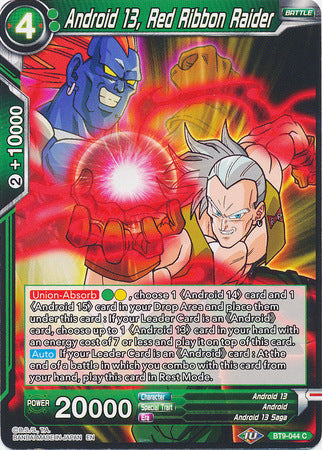Android 13, Red Ribbon Raider (BT9-044) [Universal Onslaught] | Odin's Place
