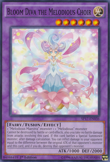 Bloom Diva the Melodious Choir [SP17-EN036] Starfoil Rare | Odin's Place